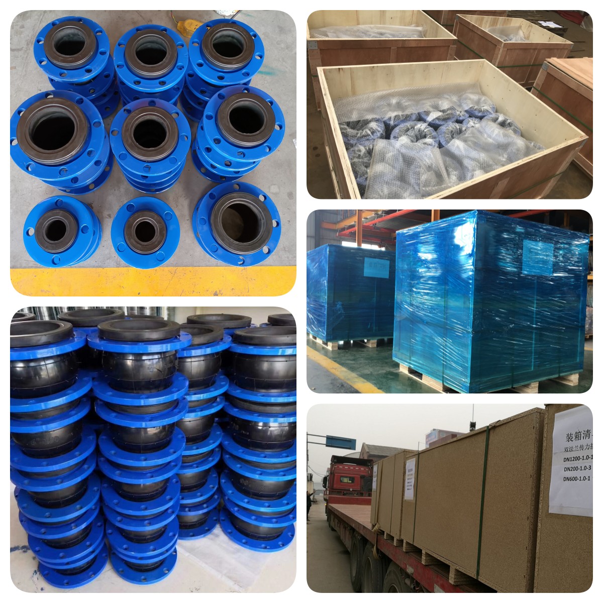 Stainless Steel Counter Flange Epdm Rubber Expansion Joint for Corrosive Environments