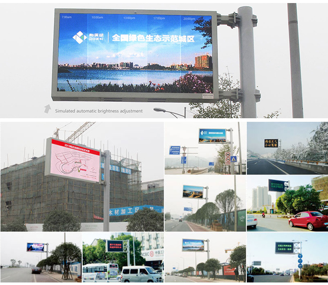 Road Side Traffic Information LED Board