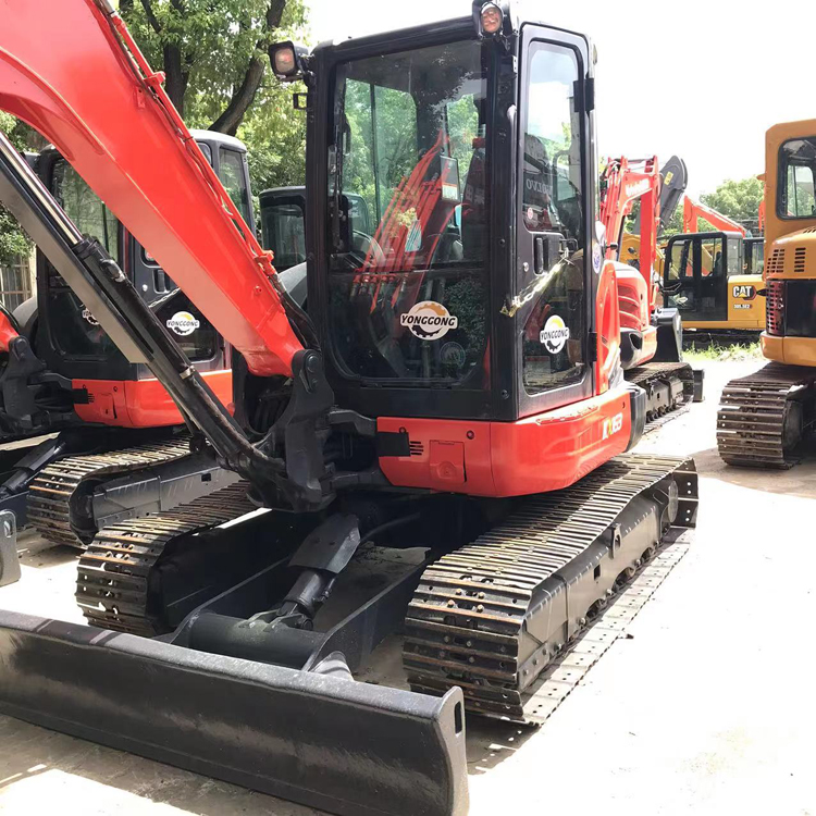 6 Ton Used Kubota KX163-5 Mini Excavator with 0-2000 Working Hours in Shanghai Stock