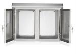 Electric Stainless Steel Electrical Enclosure Cabinet Ip54 Double Slope Mounting
