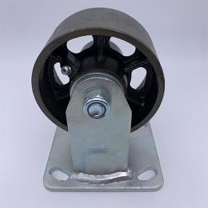 China 5 Inch Rigid Industrial Cast Iron Caster wholesale