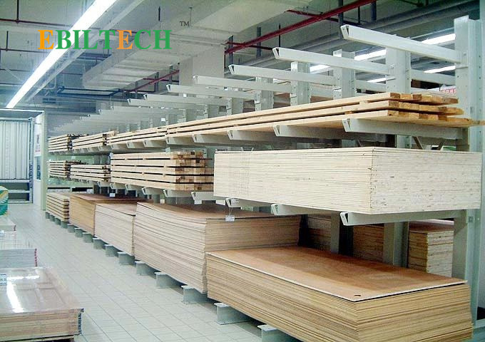 Heavy Duty Double / Single Sided Cantilever Racks For Sheet Metal CE Certificate
