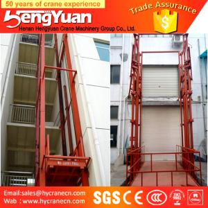 China SJD model guide rail chain cargo lift wholesale