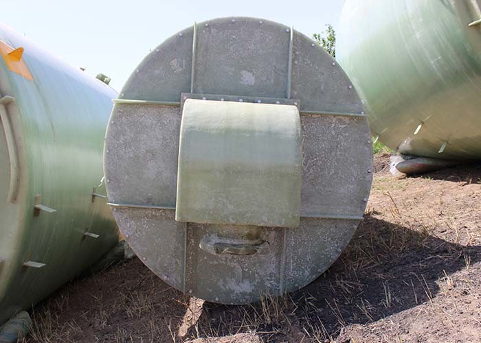 Water Pre Treatment Horizontal Cylindrical Tank Frp 1400mm*2510mm