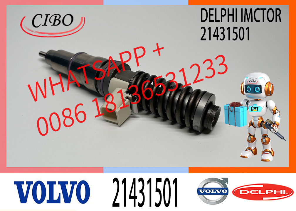 Common Rail Injector 21431501 BEBE5G17101 For VOL-VO MD16 Engine REMAN Number BEBE5G17101 AppliC+ion Fuel Injection System