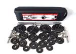 Strength training(weight lifting) adjustable 50kg Black Painting Dumbbell