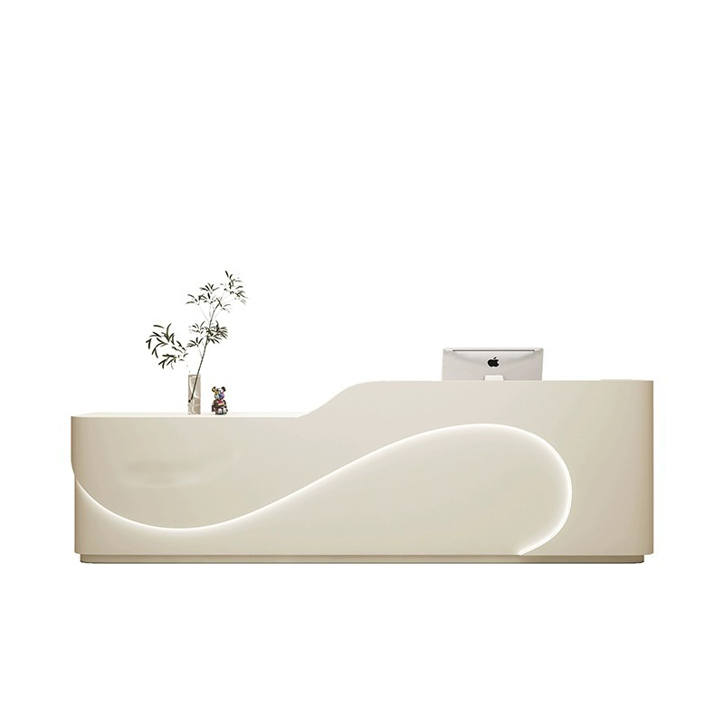 Modern Beauty Hospital Large Clinic Company Reception Counter with High Density Sheet