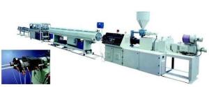Pvc Pipes Manufacturing Machines Double Screw Extruder For Irrigating