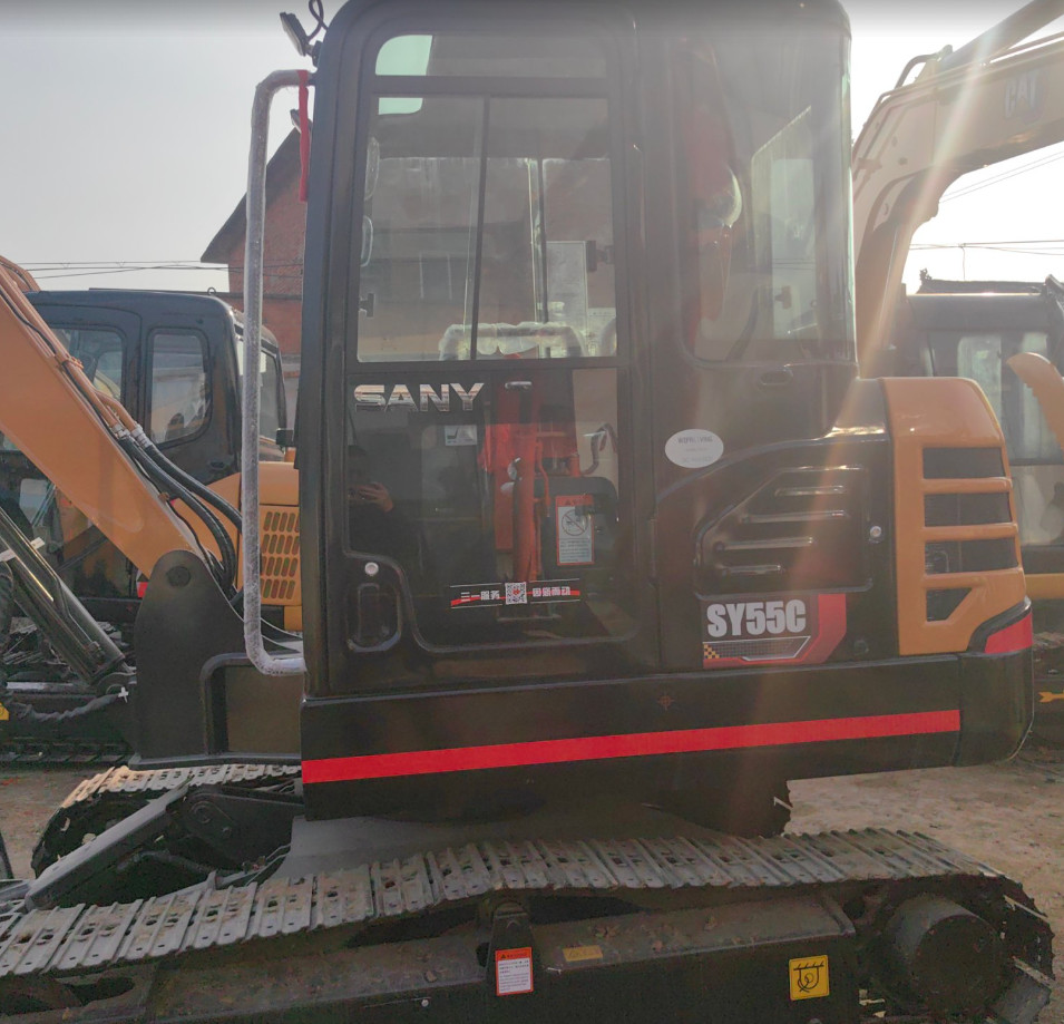 Good Quality 5 Ton Used Mini Hydraulic Crawler Excavators SANY SY55C