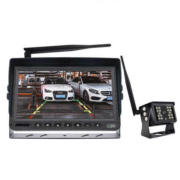 7" 2.4G Wireless Rear View Camera Mirror System IP67 For Heavy Duty Trucks