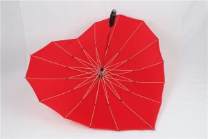 China Custom Printing Ladies Windproof Umbrella Red Compact Travel Umbrella wholesale