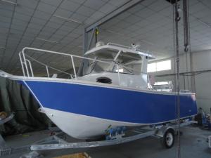 China Small Aluminum Fishing Boats With Center Console , 3 Years Warranty wholesale