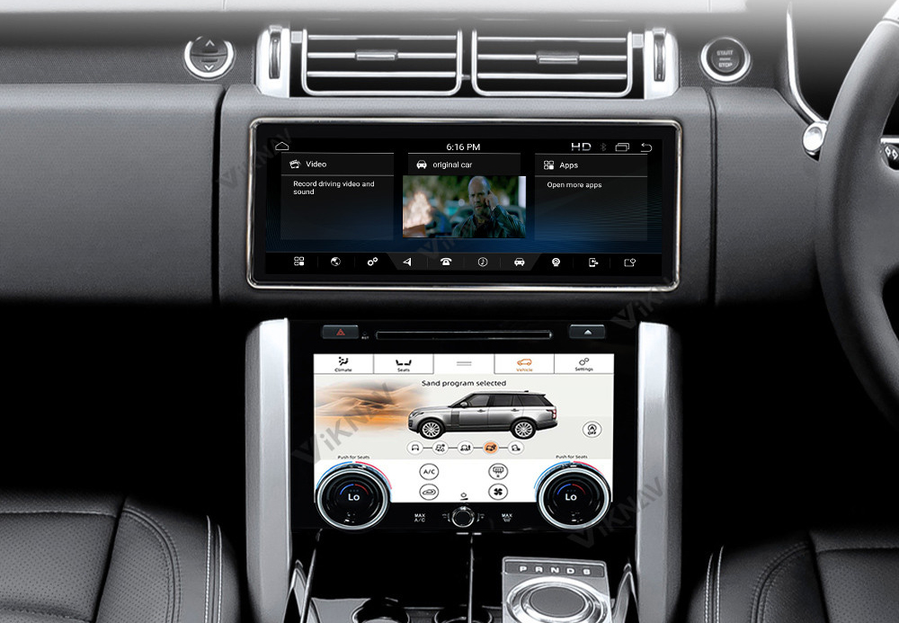 Korean Language Touch Screen Climate Control 10 Inch For Range Rover Vogue L405