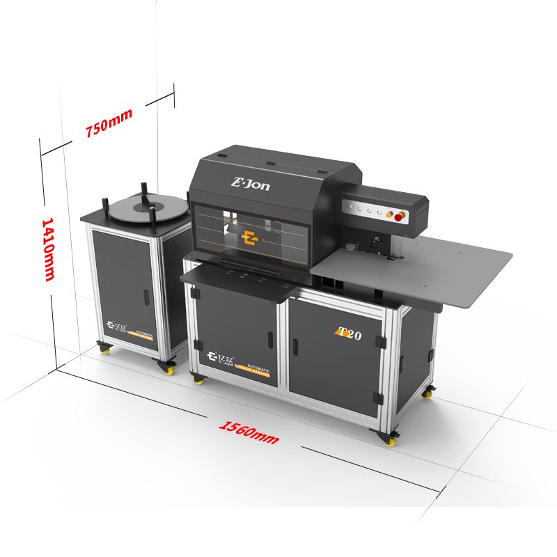 Bending thickness SS 0.3-1.2mm 3-in-1 Aluminum Sign Bender for 3D Channel Letters