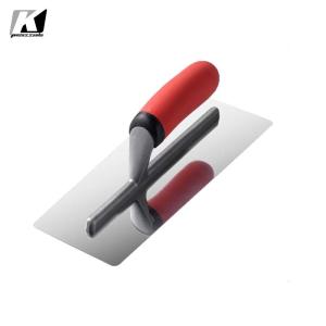 China Sturdy Antiwear Stainless Plastering Trowel , Ergonomic Handle Polished Plaster Tools wholesale