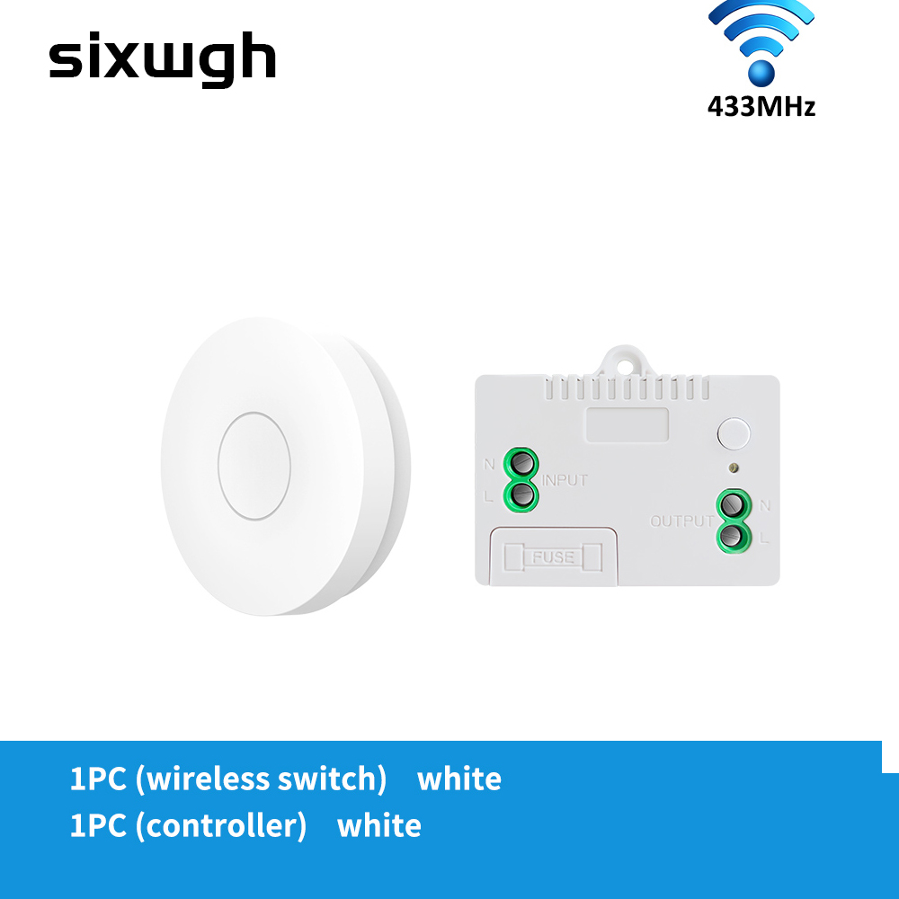 RF433Mhz Self Powered Waterproof Remote Controller Switch Wall Light Switch