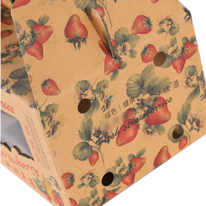 Eco Friendly Fruit Cardboard Box Trays Lightweight Custom Size Logo