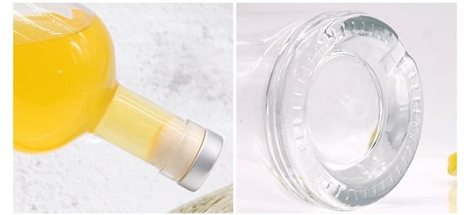 Tequila Super Flint Spirit Glass Liquor Bottles Bartop Cork 750ml