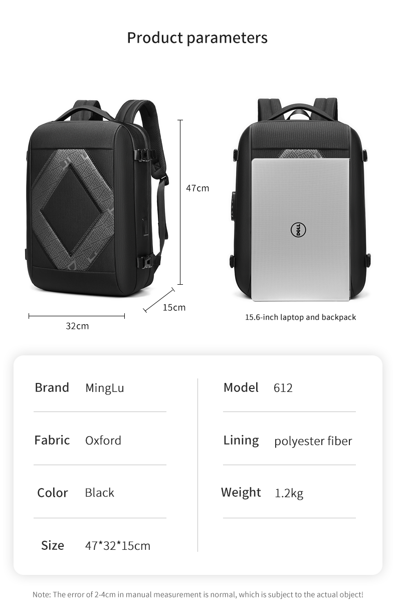 New bag usb charging anti theft mochila men college school waterproof bagpack backpack bag laptop backpack