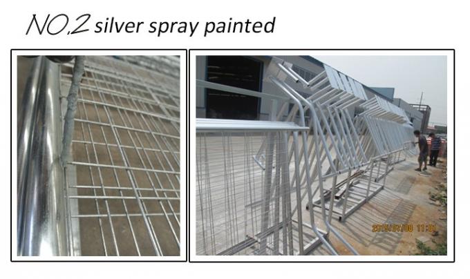 Temporary Fencing Panels 2100mm X 2400mm As4687-2007 Standard Panels Foot Clamp and Complete System