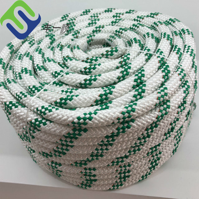 Customized Color 16mm Polyester Combination Playground Rope for Climbing Rope Net