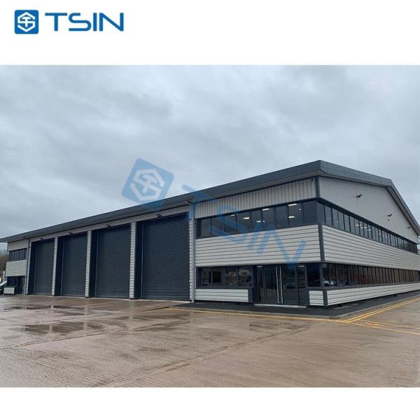 Q355B Steel Structure Warehouse Building Steel Wooden Hybrid Commercial Flat Pack Container
