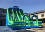 0.55mm High Commercial Park Inflatable Water Slide Sports Game