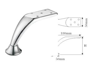 China Superior Plating Metal Furniture Legs Elegant Outlook Prevention Of Scratch wholesale