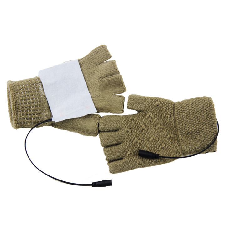 Ladies Portable Graphene Heating Pad Hand Warmer Gloves For Office
