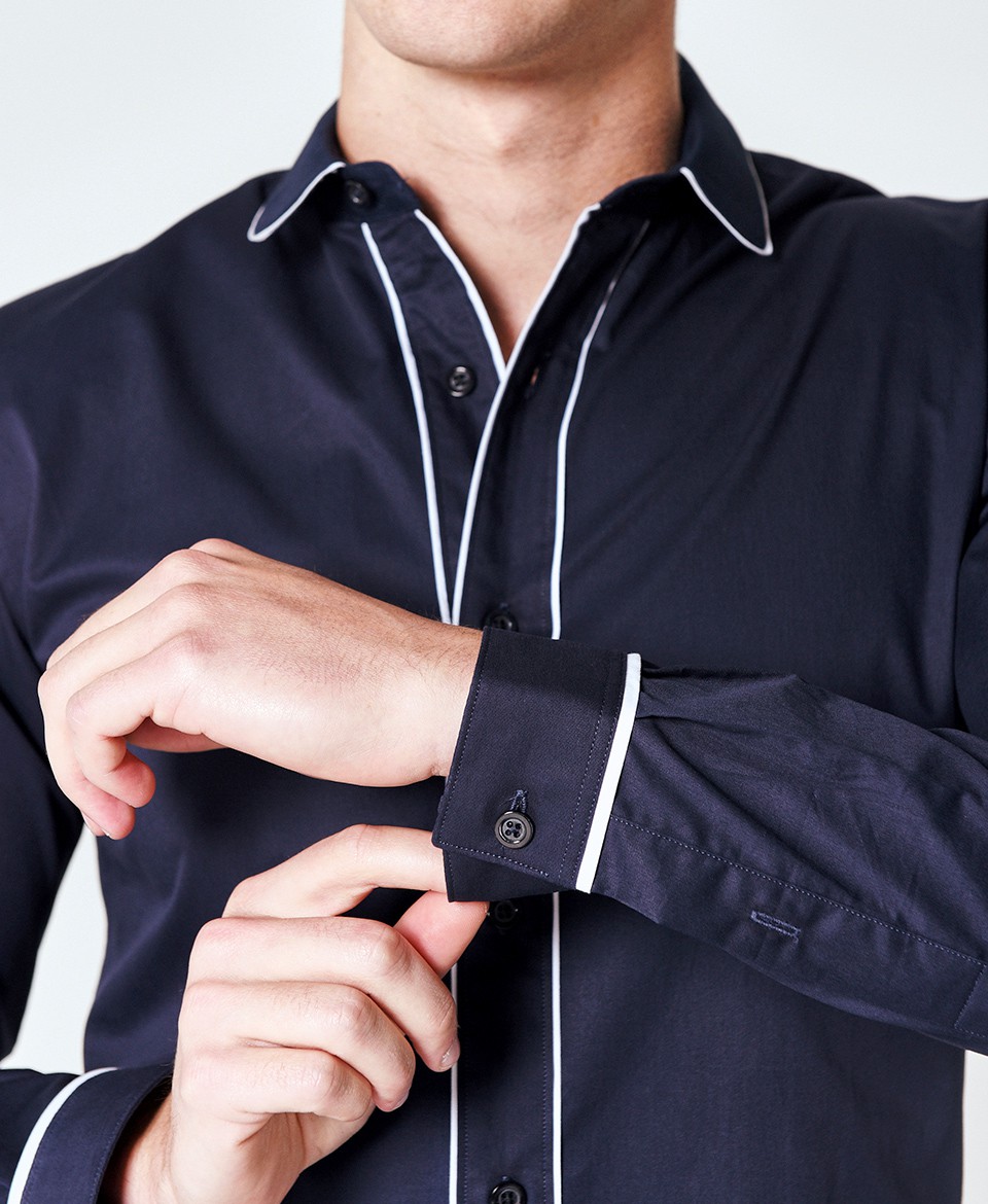 OEM ODM Men High Quality Bulk Shirt 2019 Factory Wholesalers, New Design Men Blue Shirt