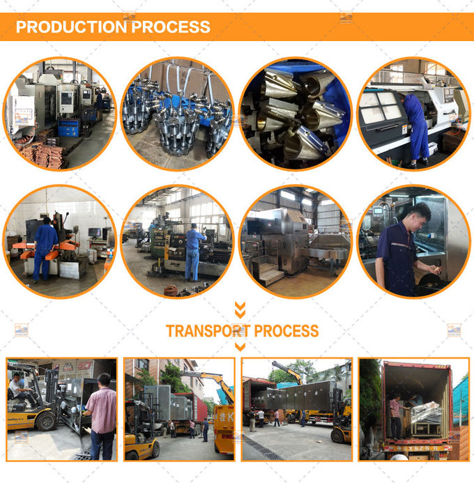High Speed Egg Milk Flavor Automatic Sugar Cone Machine 3800 Cones/Hour