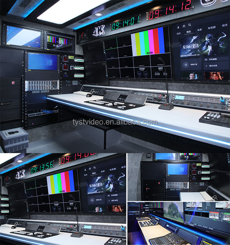 Customization OBV Outdoor Van for TV Station Broadcast Company Breaking News Broadcasting