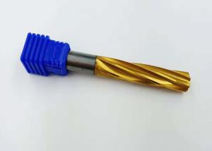 China Solid Carbide Spiral Flute Reamer H6 Tolerance With Straight Shank wholesale