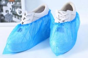China Antibacterial Blue Disposable Foot Covers , Disposable Shoe Protectors wholesale