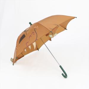 China 19 Inch Fox Kids Rain Umbrella 190T Polyester Toddler Boy Umbrella Logo Customize wholesale