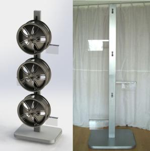 China ISO Double Sided 6 Aluminum Alloy Wheel Rim Stand wholesale