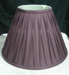 China Modern Hand Gathered Pleated Lamp shade Silk Fabric Box Softback wholesale