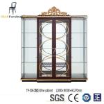 Modern Design Display Cabinet Walnut Wood Veneered Furniture Buffets Kitchen
