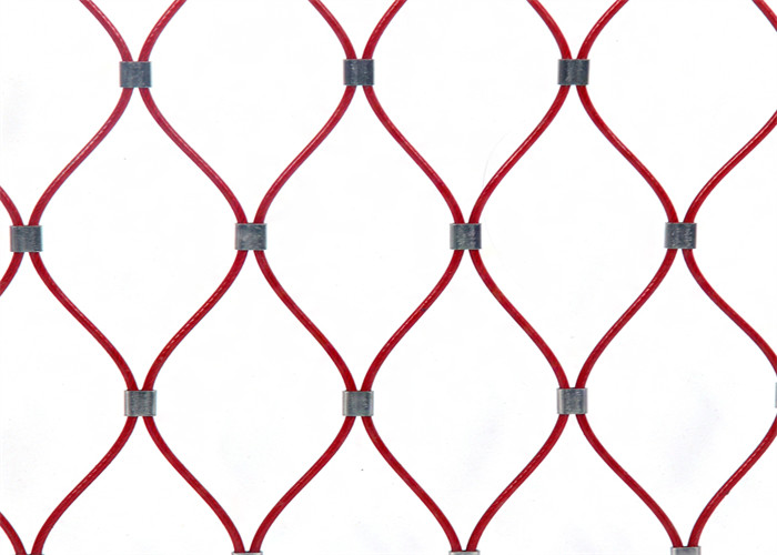 Diamond 1x19 25x25mm Stainless Steel Knotted Rope Mesh Strongest Type Tend