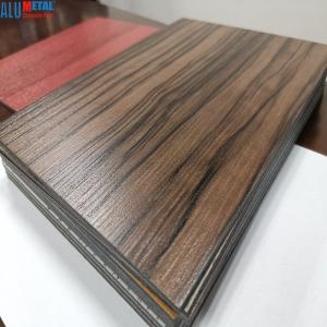 China 3mm Wooden Aluminum Composite Panel 3D Wooden Grain wholesale