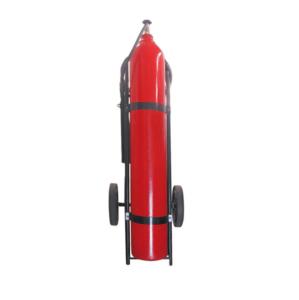 China CO2 Fire Extinguisher Cylinder 25KG CK45 Red Trolley wholesale