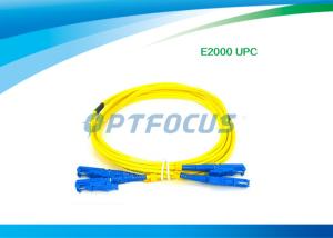 China Fiber Optic Patch Cable Passive Components E2000 UPC Fiber Optic Patch Cord wholesale