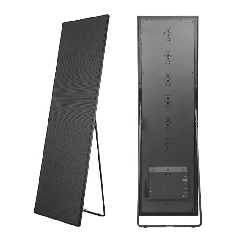 Movable Poster Led Display 64X20X192 cm Full Color Commercial LED Display Screen