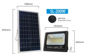 China 200W 304mm 4h Solar Powered Outdoor Flood Lights wholesale