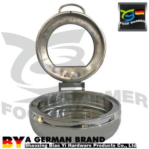 China Restaurant Cooker Induction Chafing Dish Machanical Hinge System Temper Glass wholesale
