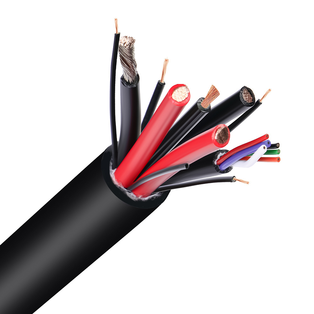Hot Sale Waterproof Shieded 21 Core PUR Sheath Underwater Robot Cable for Diving
