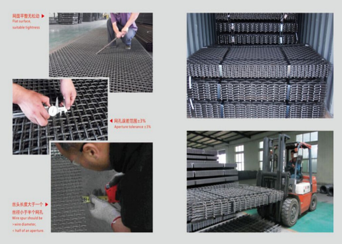 Aggregate 65Mn 0.5mm Wire Mesh Vibrating Screen