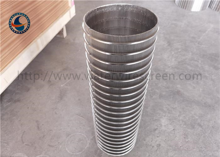 Anticorrosion Wedge Wire Screen Pipe Stainless Steel Johnson 0.05mm Slot Filter