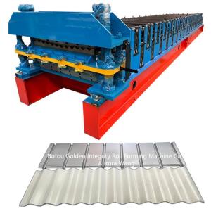 China Steel Tile Metal Roofing Sheet Making Machine Double Layer wholesale