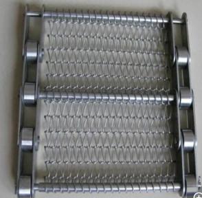 China Stainless Steel Metal Chain Conveyor Belt Mesh Sprocket Driven wholesale